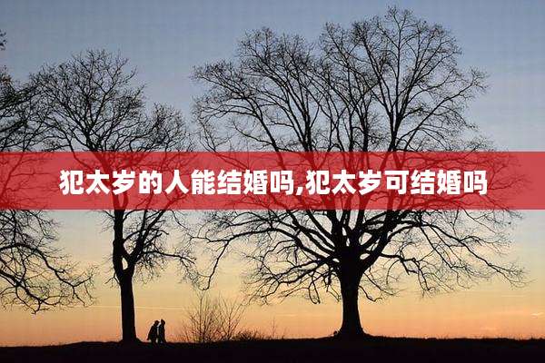 犯太岁的人能结婚吗,犯太岁可结婚吗