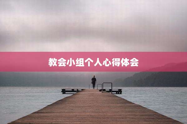 教会小组个人心得体会