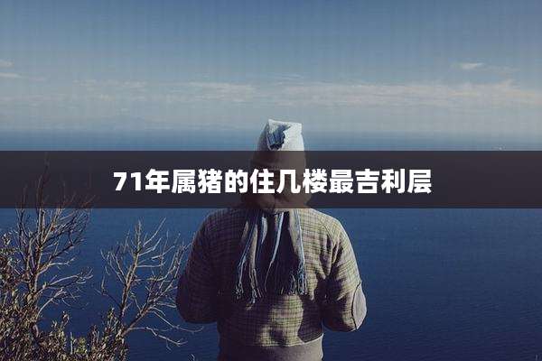 71年属猪的住几楼最吉利层