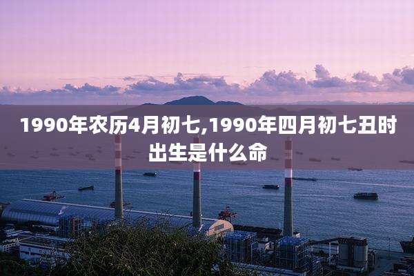 1990年农历4月初七,1990年四月初七丑时出生是什么命