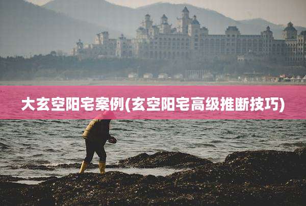 大玄空阳宅案例(玄空阳宅高级推断技巧)