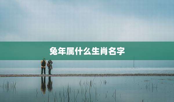 兔年属什么生肖名字