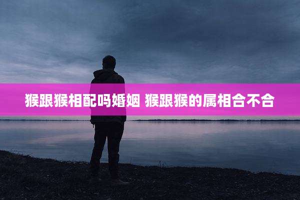 猴跟猴相配吗婚姻 猴跟猴的属相合不合