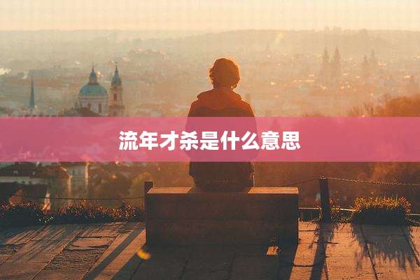 流年才杀是什么意思