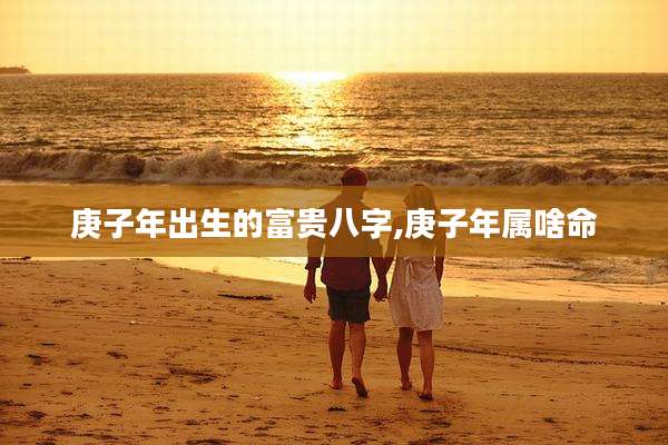 庚子年出生的富贵八字,庚子年属啥命