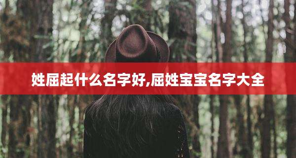 姓屈起什么名字好,屈姓宝宝名字大全