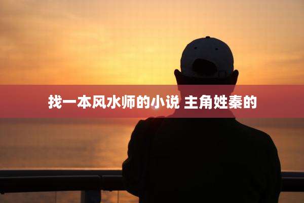 找一本风水师的小说 主角姓秦的