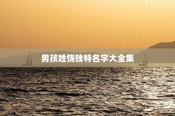 男孩姓饶独特名字大全集