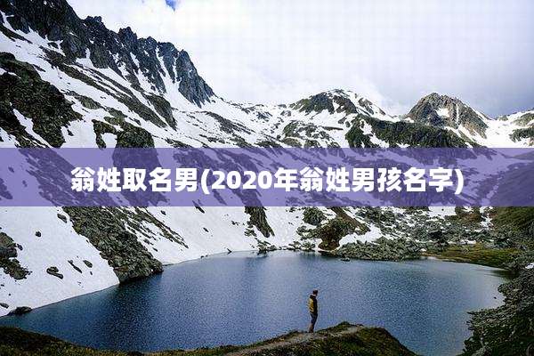 翁姓取名男(2020年翁姓男孩名字)