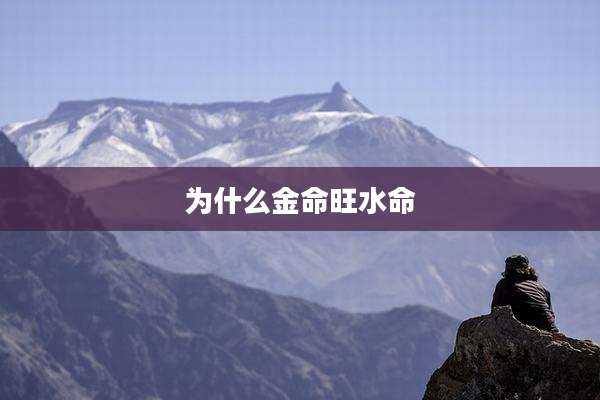 为什么金命旺水命