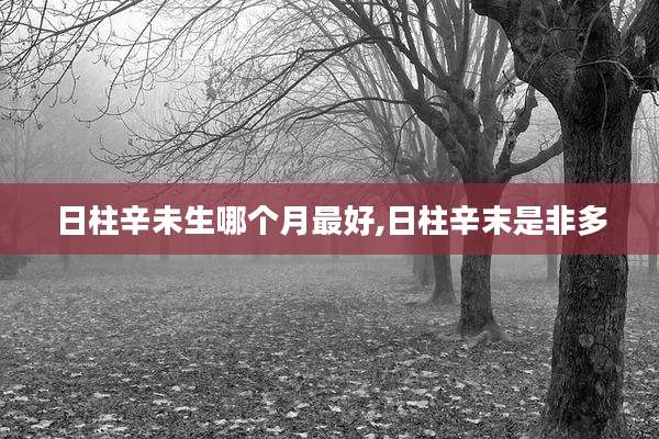 日柱辛未生哪个月最好,日柱辛末是非多