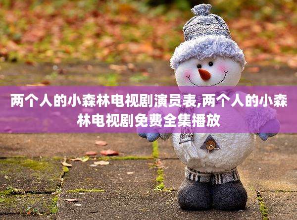 两个人的小森林电视剧演员表,两个人的小森林电视剧免费全集播放