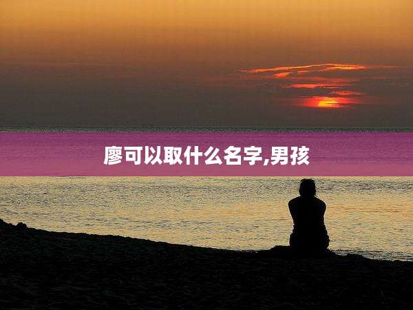 廖可以取什么名字,男孩