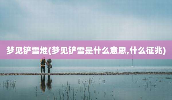 梦见铲雪堆(梦见铲雪是什么意思,什么征兆)