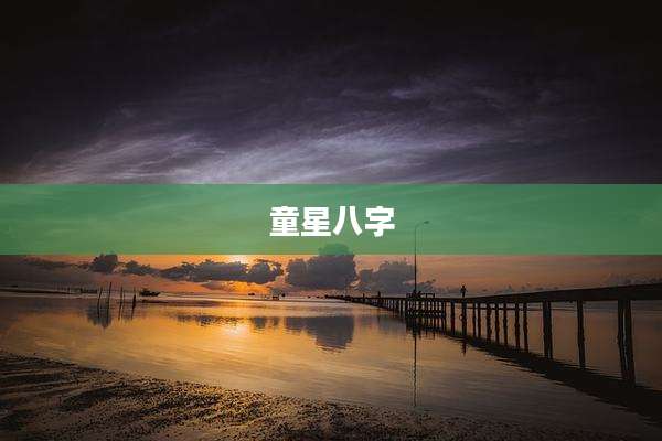 童星八字