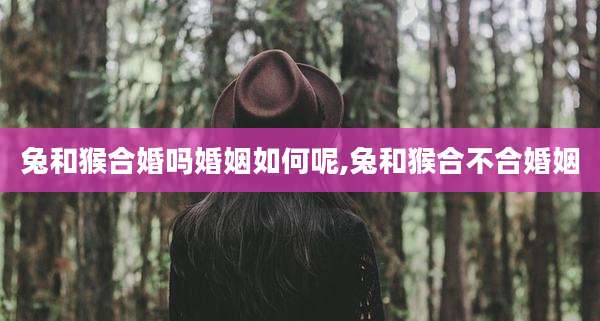 兔和猴合婚吗婚姻如何呢,兔和猴合不合婚姻