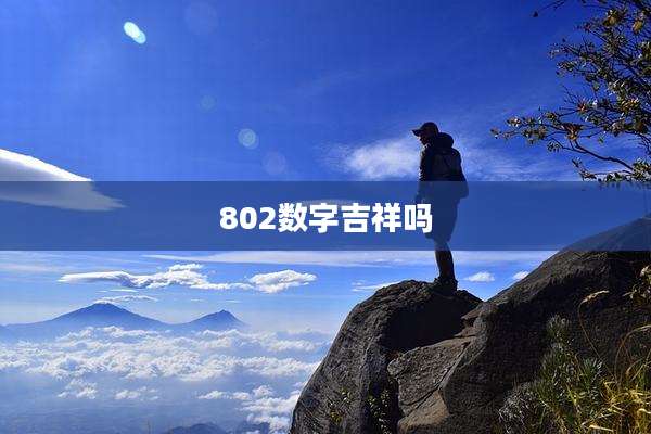802数字吉祥吗