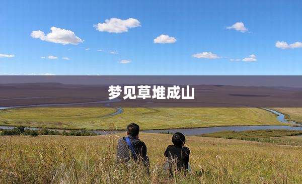 梦见草堆成山