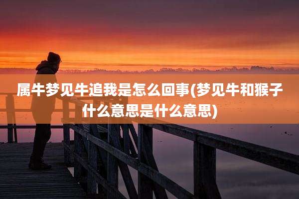属牛梦见牛追我是怎么回事(梦见牛和猴子什么意思是什么意思)