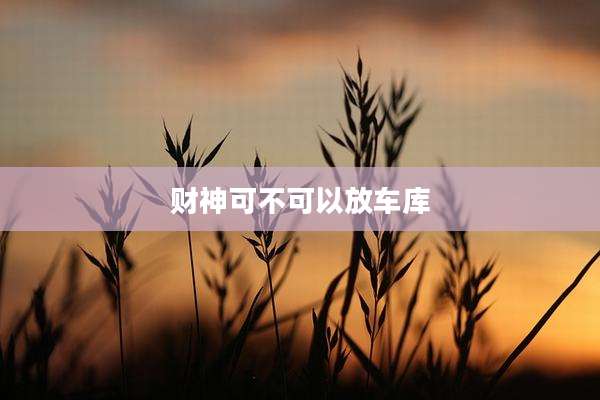 财神可不可以放车库