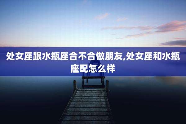 处女座跟水瓶座合不合做朋友,处女座和水瓶座配怎么样