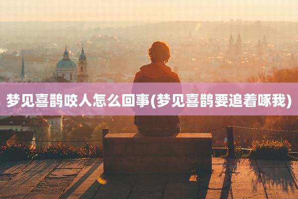 梦见喜鹊咬人怎么回事(梦见喜鹊要追着啄我)