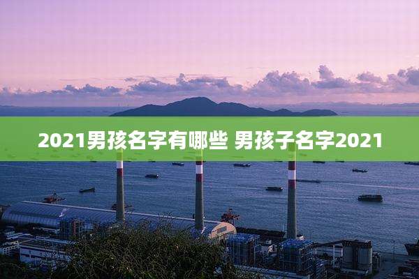 2021男孩名字有哪些 男孩子名字2021