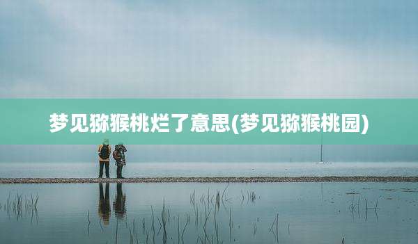梦见猕猴桃烂了意思(梦见猕猴桃园)