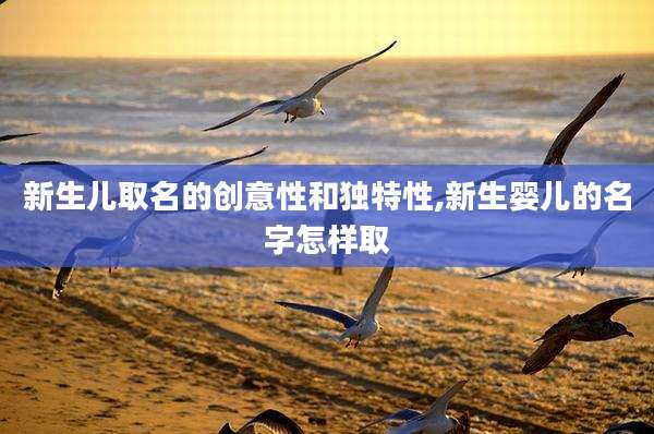 新生儿取名的创意性和独特性,新生婴儿的名字怎样取