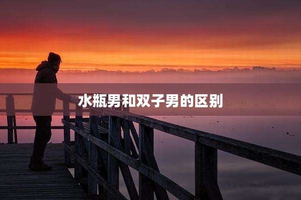 水瓶男和双子男的区别