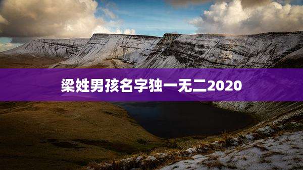 梁姓男孩名字独一无二2020