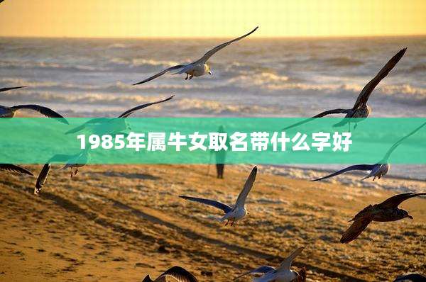1985年属牛女取名带什么字好