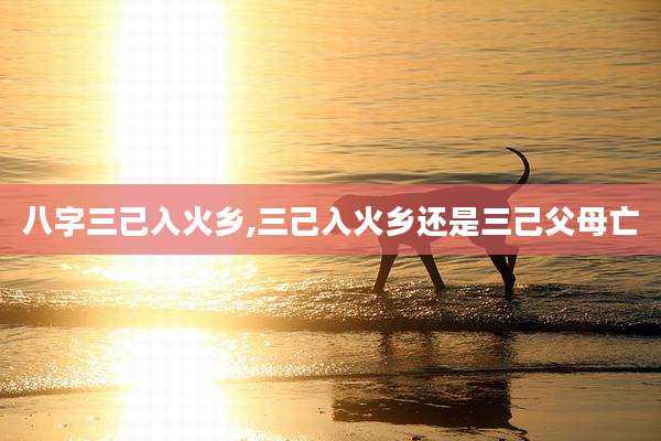 八字三己入火乡,三己入火乡还是三己父母亡