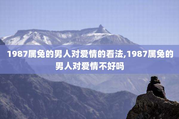 1987属兔的男人对爱情的看法,1987属兔的男人对爱情不好吗