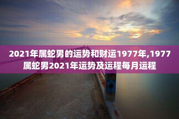 2021年属蛇男的运势和财运1977年,1977属蛇男2021年运势及运程每月运程