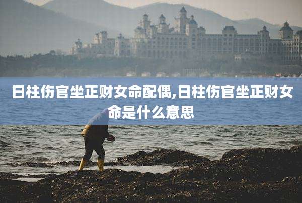 日柱伤官坐正财女命配偶,日柱伤官坐正财女命是什么意思