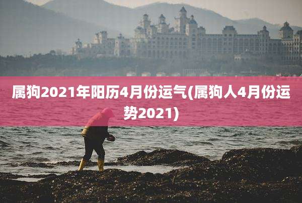 属狗2021年阳历4月份运气(属狗人4月份运势2021)