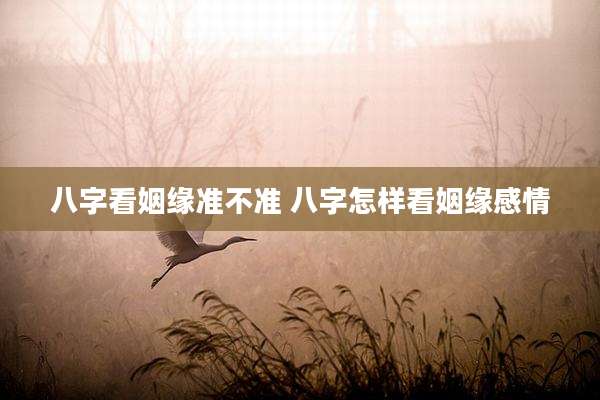 八字看姻缘准不准 八字怎样看姻缘感情