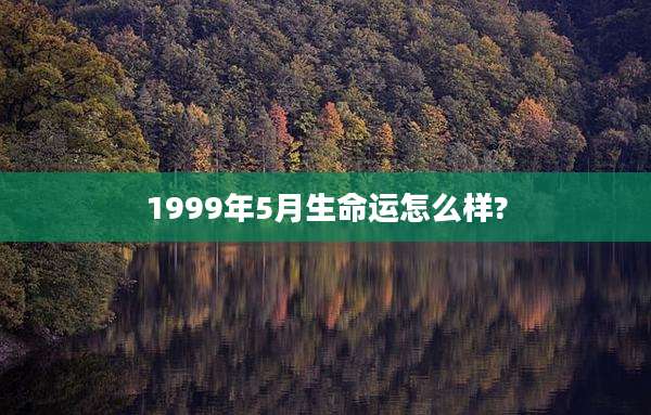 1999年5月生命运怎么样?
