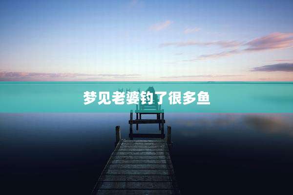 梦见老婆钓了很多鱼