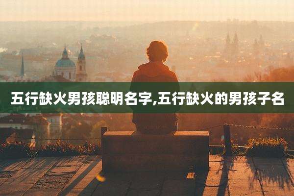 五行缺火男孩聪明名字,五行缺火的男孩子名