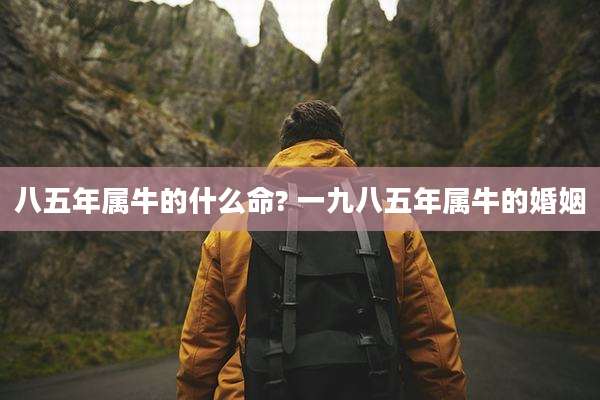 八五年属牛的什么命? 一九八五年属牛的婚姻