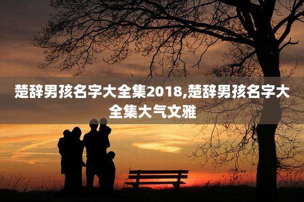楚辞男孩名字大全集2018,楚辞男孩名字大全集大气文雅