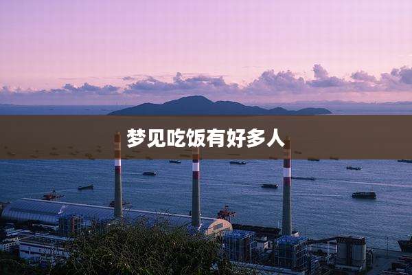 梦见吃饭有好多人
