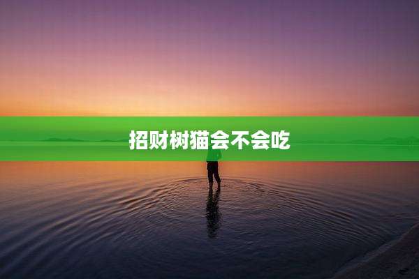 招财树猫会不会吃