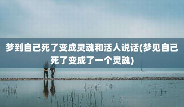 梦到自己死了变成灵魂和活人说话(梦见自己死了变成了一个灵魂)