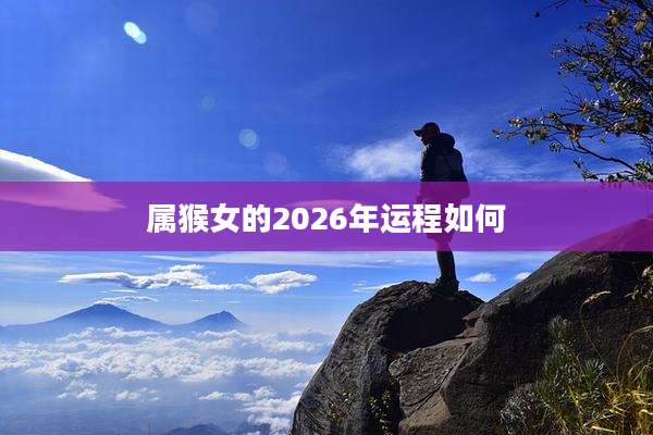 属猴女的2026年运程如何