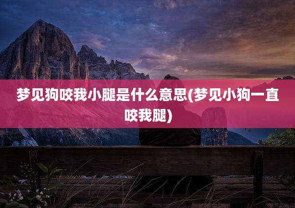 梦见狗咬我小腿是什么意思(梦见小狗一直咬我腿)