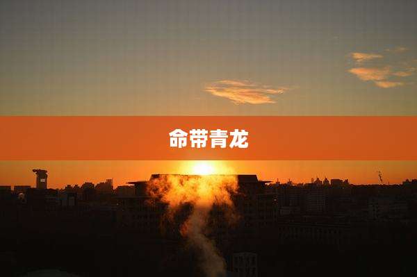 命带青龙