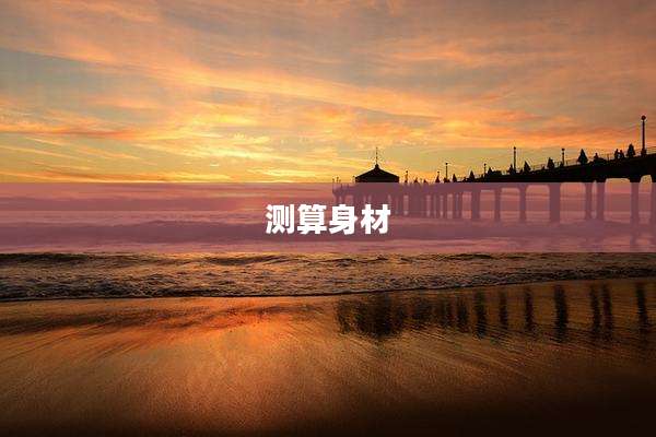 测算身材